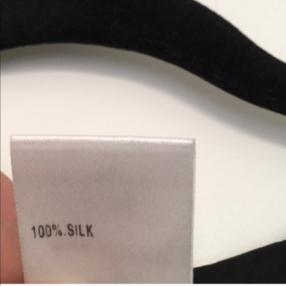 Chloé Little Black Dress Made in France Silk Shift Dress - Picture 7 of 10